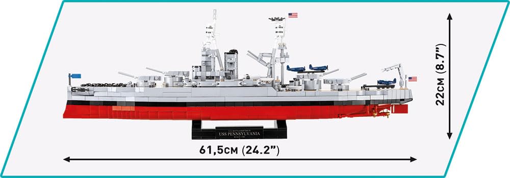 Amazon | COBI 歴史コレクション 第二次世界大戦 ペンシルバニア級